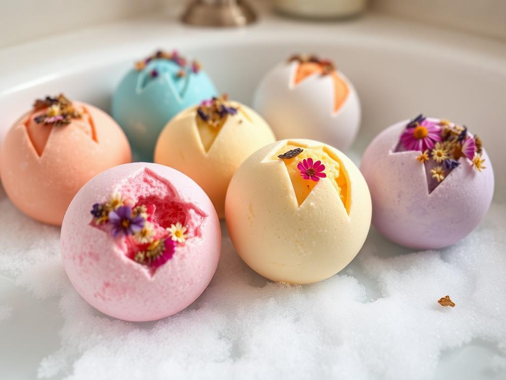 Colorful Fizzy Bath Bombs (Beginner, 45 Mins)