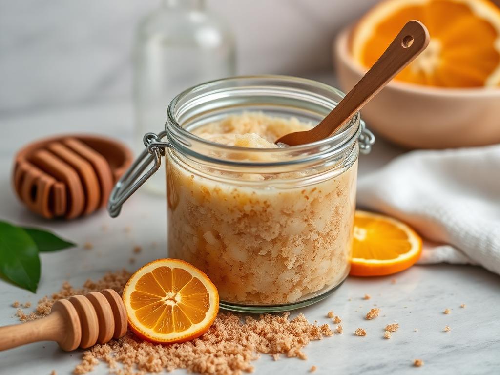 Honey & Brown Sugar Body Scrub (Beginner, 15 Mins)